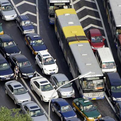 100 Kilometer Stau in China