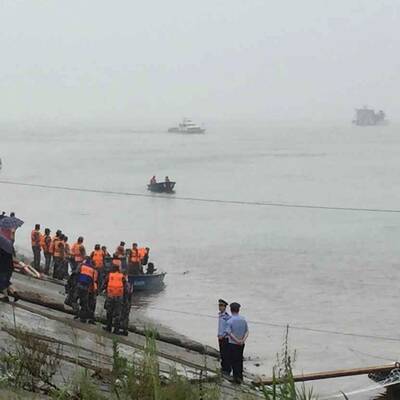 Schiffsunglück am Jangtse
