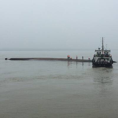 Schiffsunglück am Jangtse