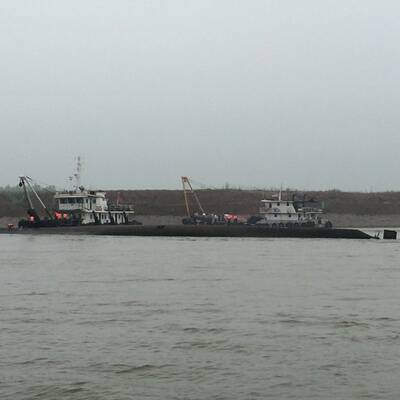 Schiffsunglück am Jangtse