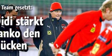 Didi stärkt Janko den Rücken