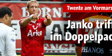 Janko trifft doppelt bei Twente-Sieg