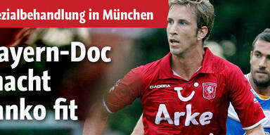 Bayern-Doc macht Marc Janko topfit