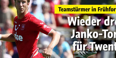 Janko weiter in Torlaune