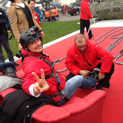 Die Bilder zum Rekord-Sprung