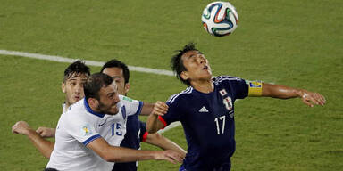 Japan und Griechenland mit m&uuml;den Remis