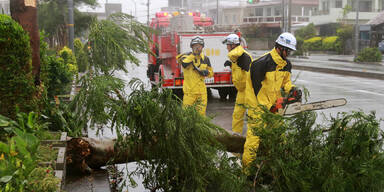 Verletzte nach schwerem Taifun