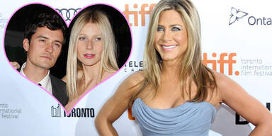 Jennifer Aniston, Gwyneth Paltrow, Orlando Bloom