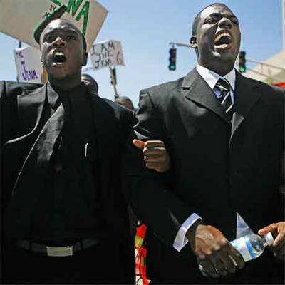 Demo gegen Rassismus in Louisiana