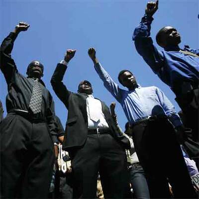 Demo gegen Rassismus in Louisiana