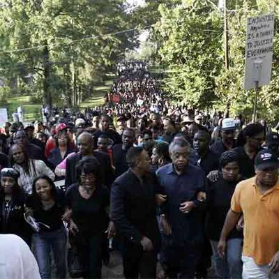 Demo gegen Rassismus in Louisiana