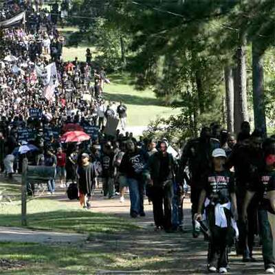 Demo gegen Rassismus in Louisiana