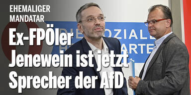 Ex-FPÖ-Mandatar Jenewein ist jetzt Sprecher der AfD