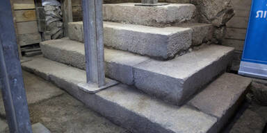 2000 Jahre alte Steintreppe gefunden