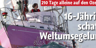 16-Jährige schafft Weltumsegelung