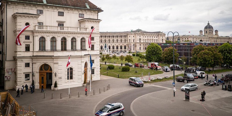Ballhausplatz Hofburg Bombendrohung