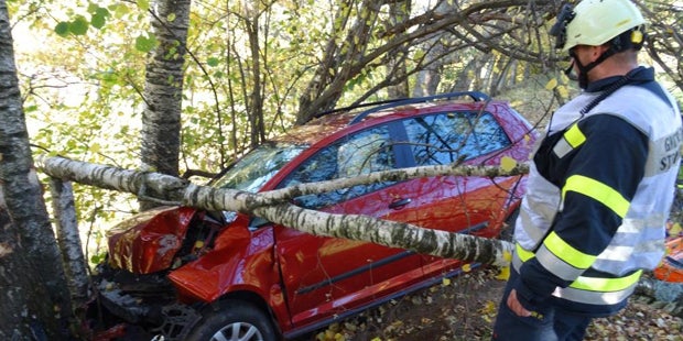 STEIERMARK: AUTO KRACHTE IN ÖBLARN GEGEN BAUM: LENKER TOT