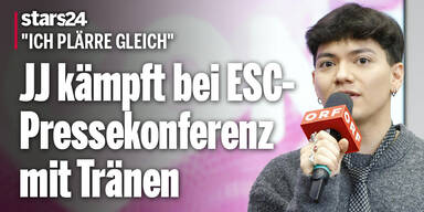 JJ kämpft bei ESC-Pressekonferenz mit Tränen