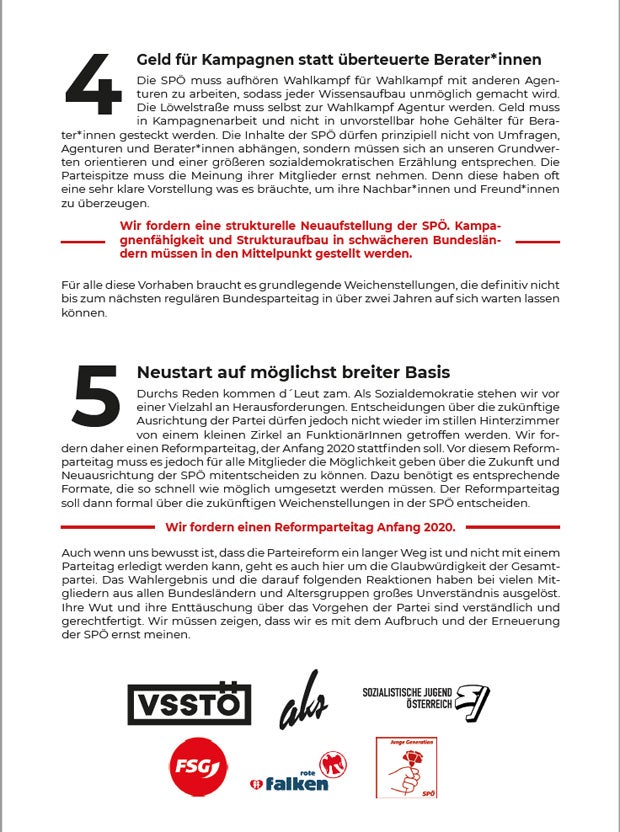 SPÖ-Brief