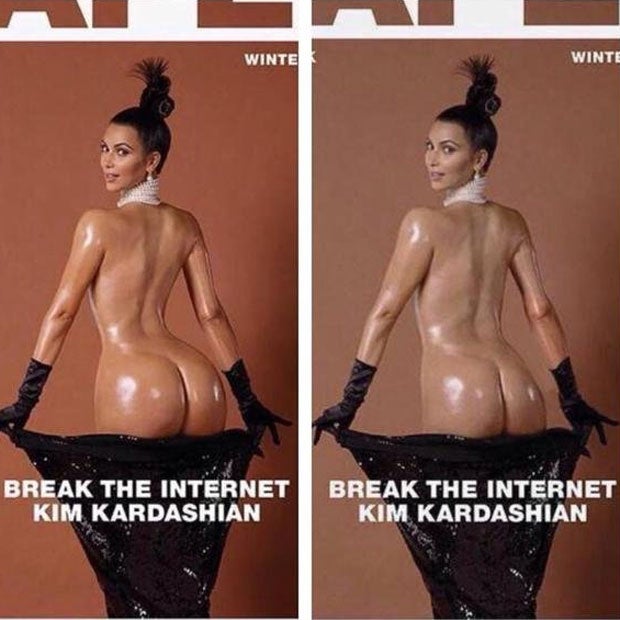 Kim Kardashians nackter Po: Ein Fake?