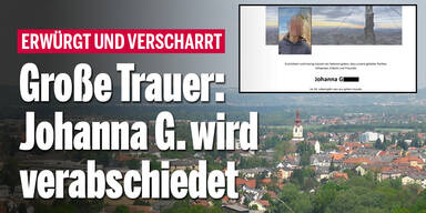 Große Trauer in der Steiermark: Johanna G. wird verabschiedet