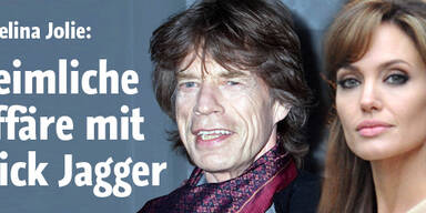 Was lief zwischen Jolie und Mick Jagger?