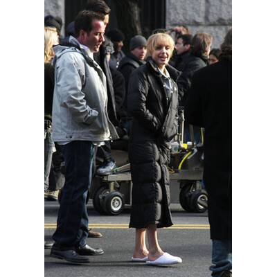 Angelina Jolie am Set von Salt