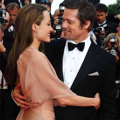 Frisch verliebt: Brad Pitt & Angelina Jolie