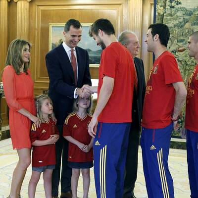 Gratulation des Königs