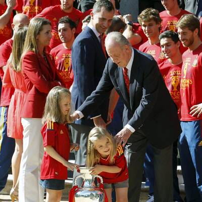 Gratulation des Königs