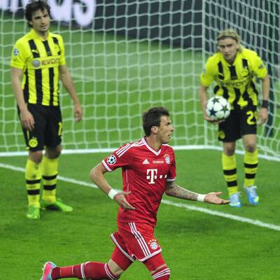  Bayern gegen Dortmund. Das Finale der Champions League in Wembley.