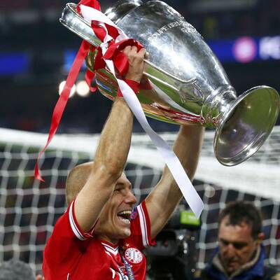  Bayern gegen Dortmund. Das Finale der Champions League in Wembley.