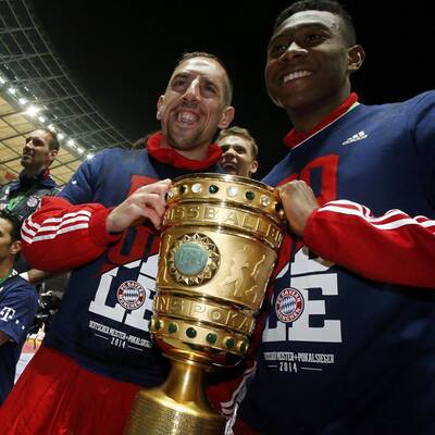 Bayern jubeln über Pokalsieg