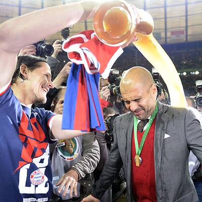 Bayern jubeln über Pokalsieg