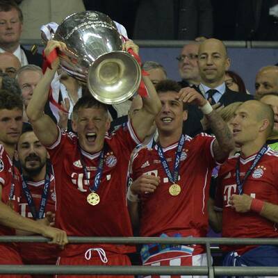  Bayern gegen Dortmund. Das Finale der Champions League in Wembley.