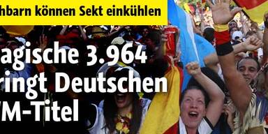 Magische Zahl bringt Deutschland WM-Titel