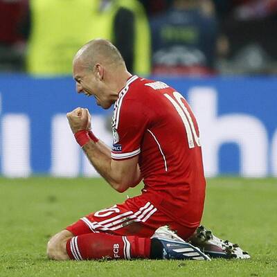  Bayern gegen Dortmund. Das Finale der Champions League in Wembley.