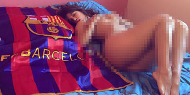 Clásico-Sieg: Sexy Barca-Fan zieht blank