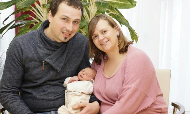 Neujahrsbaby kommt aus Salzburg