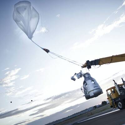 Die Bilder von Baumgartners 2. Sprung