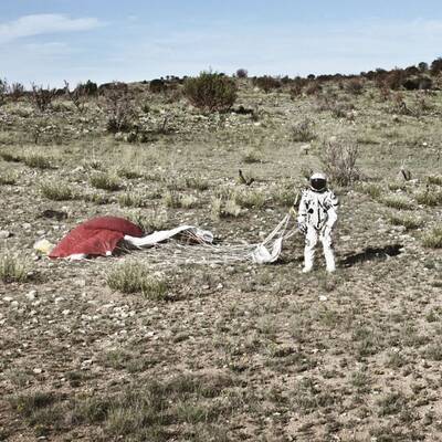 Die Bilder von Baumgartners 2. Sprung