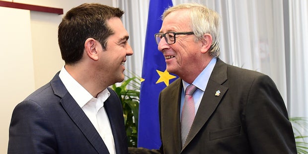 Juncker Tsipras