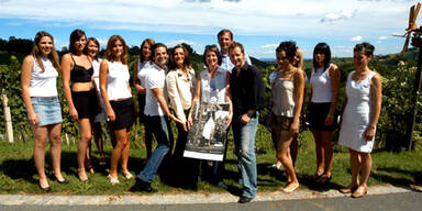 Die ersten Bilder aus dem Jungwinzerinnen-Kalender