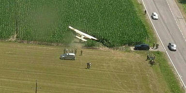 Verletzte bei Flugzeug-Notlandung