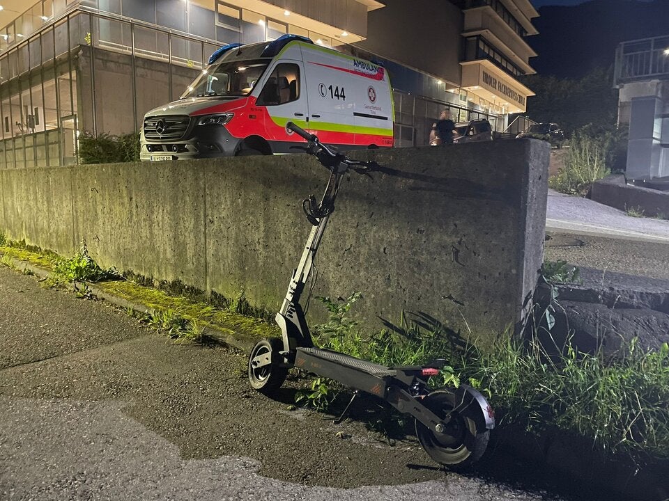 E-Scooter Unfall