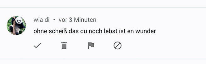 Mobbing-Drama um Online-Star