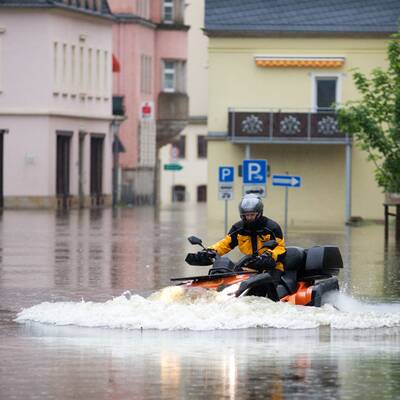 Deutschland versinkt im Hochwasser