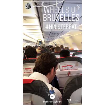 Selfie-Show bei Regierungs-Ausflug