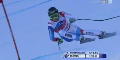 Herrenabfahrt in Bormio Platz 4 Küng