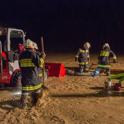 Unwetter in Wallern an der Trattnach 
